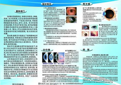 医院眼科三折页内页图片